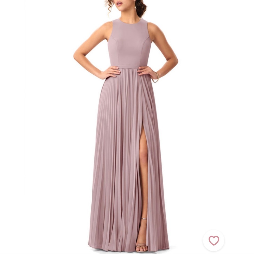 Azazie Bridesmaid or Formal Dress (Lindie in Vintage Mauve)